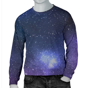 Nebula Universe Galaxy Deep Space Print Men's Crewneck Sweatshirt GearFrost