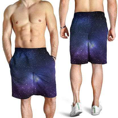 Nebula Universe Galaxy Deep Space Print Men's Shorts