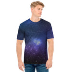 Nebula Universe Galaxy Deep Space Print Men's T-Shirt