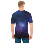 Nebula Universe Galaxy Deep Space Print Men's T-Shirt