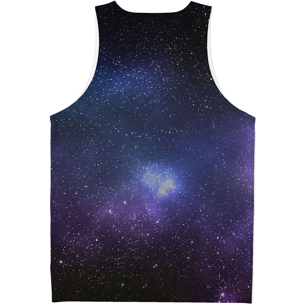 Nebula Universe Galaxy Deep Space Print Men's Tank Top