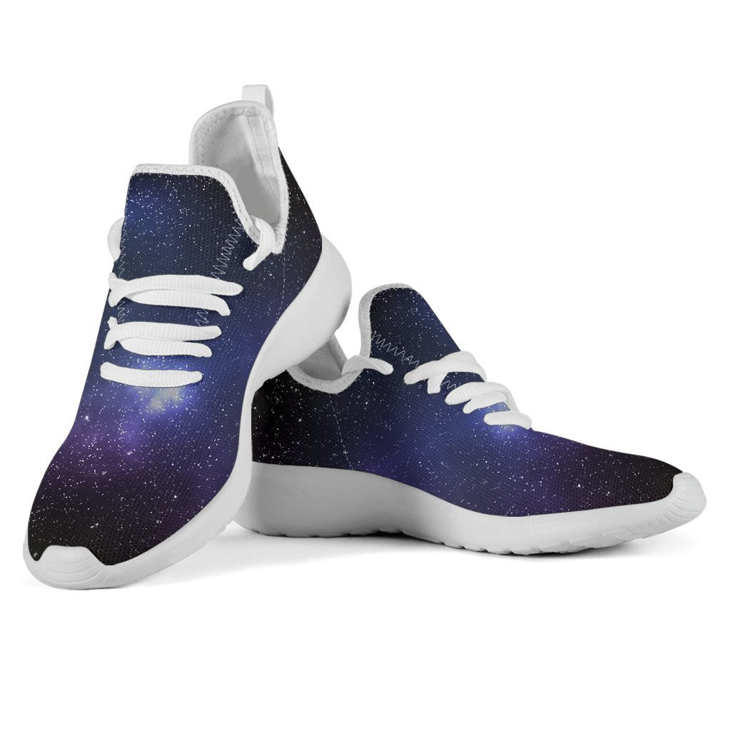 Nebula Universe Galaxy Deep Space Print Mesh Knit Shoes GearFrost