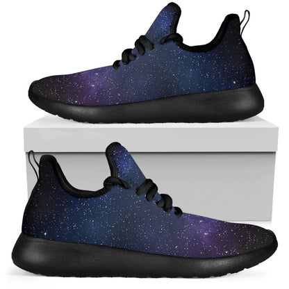 Nebula Universe Galaxy Deep Space Print Mesh Knit Shoes GearFrost