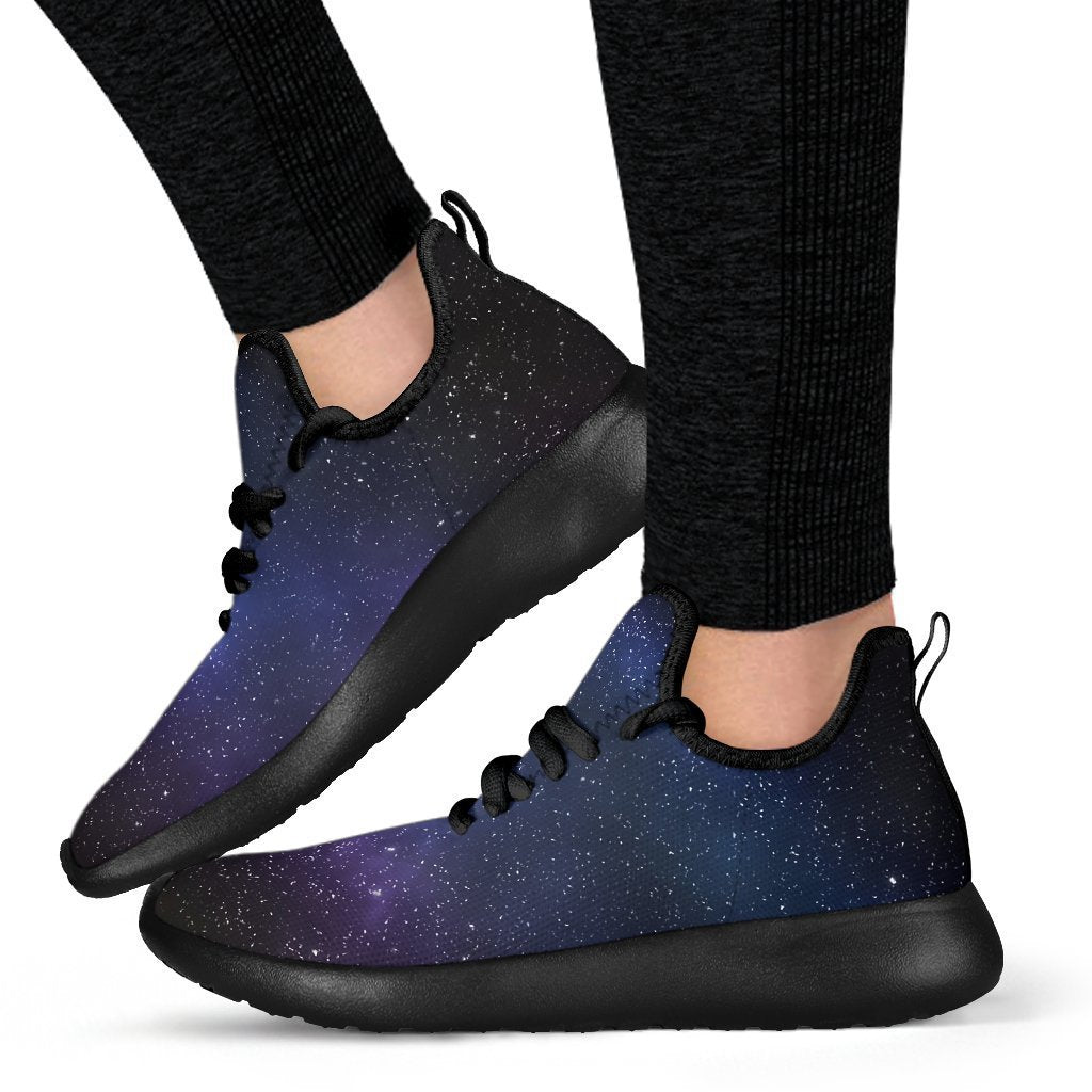 Nebula Universe Galaxy Deep Space Print Mesh Knit Shoes GearFrost