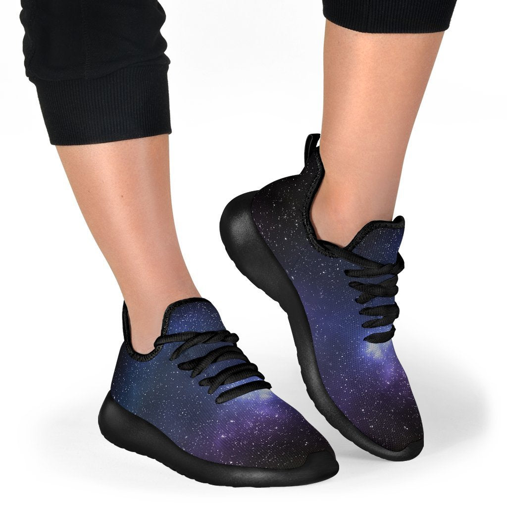 Nebula Universe Galaxy Deep Space Print Mesh Knit Shoes GearFrost