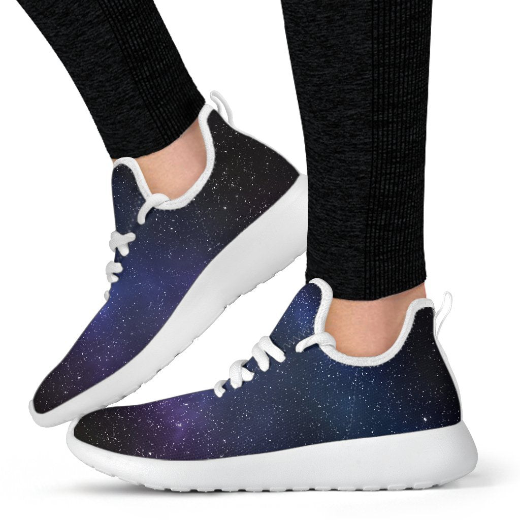 Nebula Universe Galaxy Deep Space Print Mesh Knit Shoes GearFrost