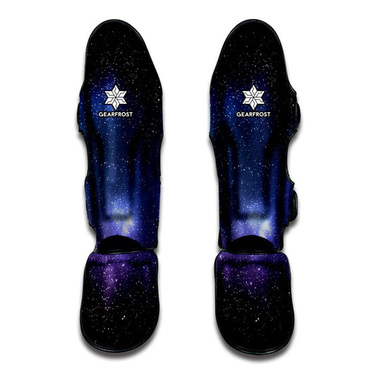 Nebula Universe Galaxy Deep Space Print Muay Thai Shin Guard