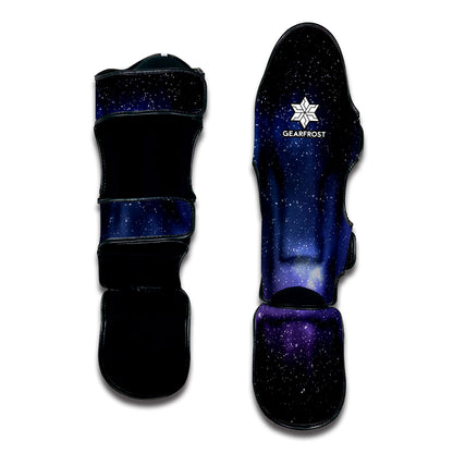 Nebula Universe Galaxy Deep Space Print Muay Thai Shin Guard