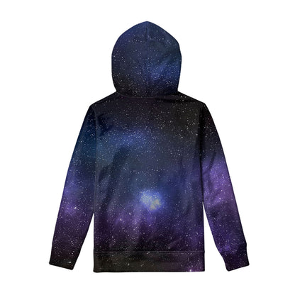 Nebula Universe Galaxy Deep Space Print Pullover Hoodie
