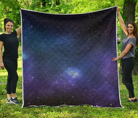 Nebula Universe Galaxy Deep Space Print Quilt
