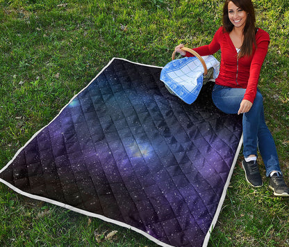 Nebula Universe Galaxy Deep Space Print Quilt