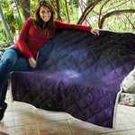 Nebula Universe Galaxy Deep Space Print Quilt