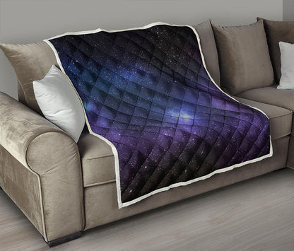 Nebula Universe Galaxy Deep Space Print Quilt