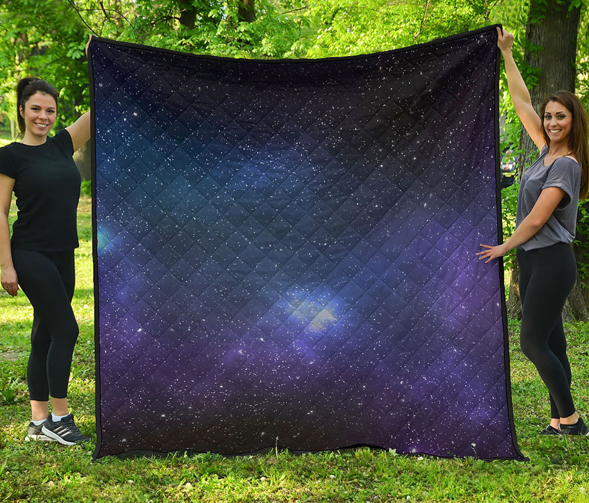 Nebula Universe Galaxy Deep Space Print Quilt