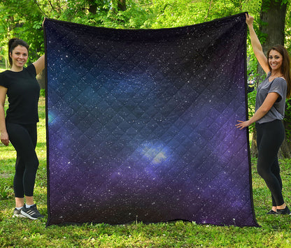 Nebula Universe Galaxy Deep Space Print Quilt