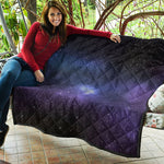 Nebula Universe Galaxy Deep Space Print Quilt