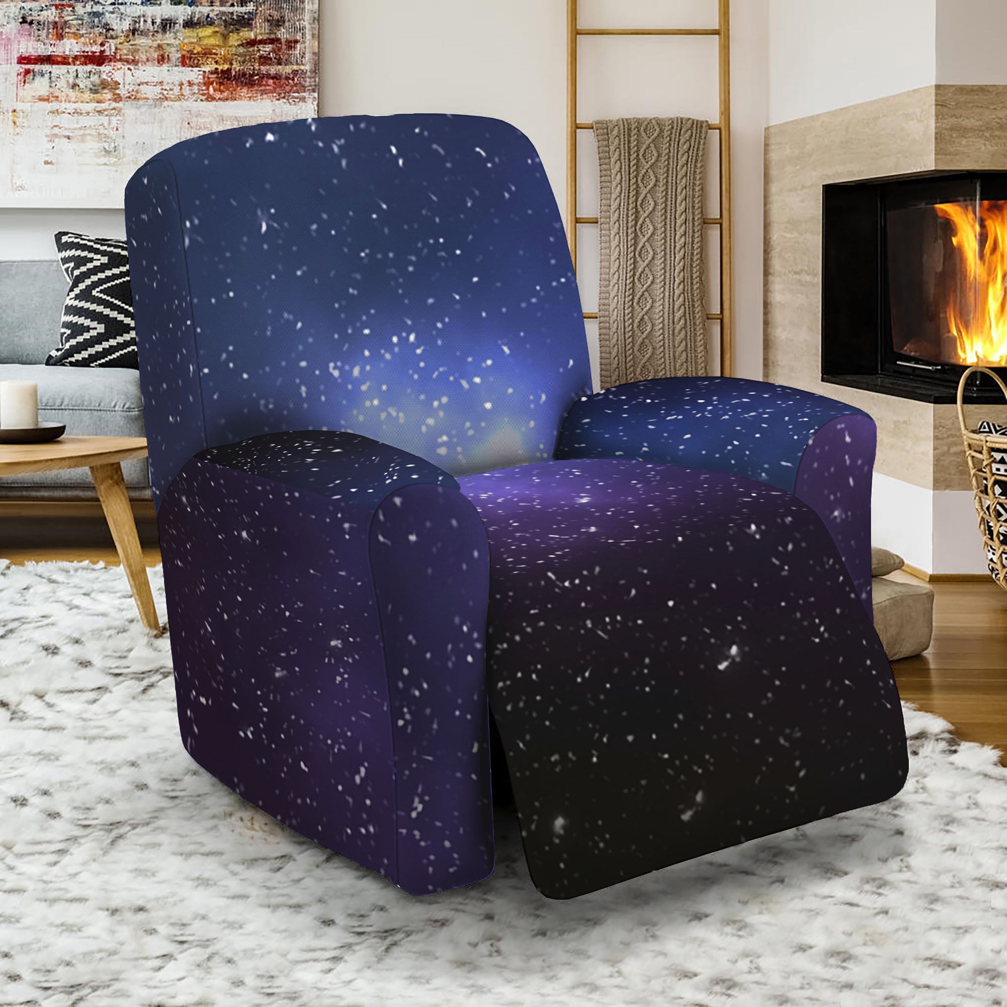 Nebula Universe Galaxy Deep Space Print Recliner Slipcover