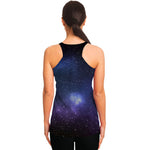 Nebula Universe Galaxy Deep Space Print Women's Racerback Tank Top