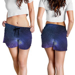 Nebula Universe Galaxy Deep Space Print Women's Shorts