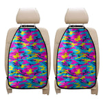 Neon Camouflage Print Car Seat Organizers
