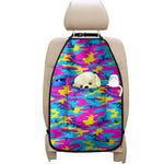 Neon Camouflage Print Car Seat Organizers