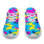 Neon Camouflage Print Sport Shoes GearFrost