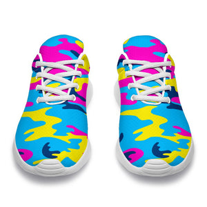 Neon Camouflage Print Sport Shoes GearFrost