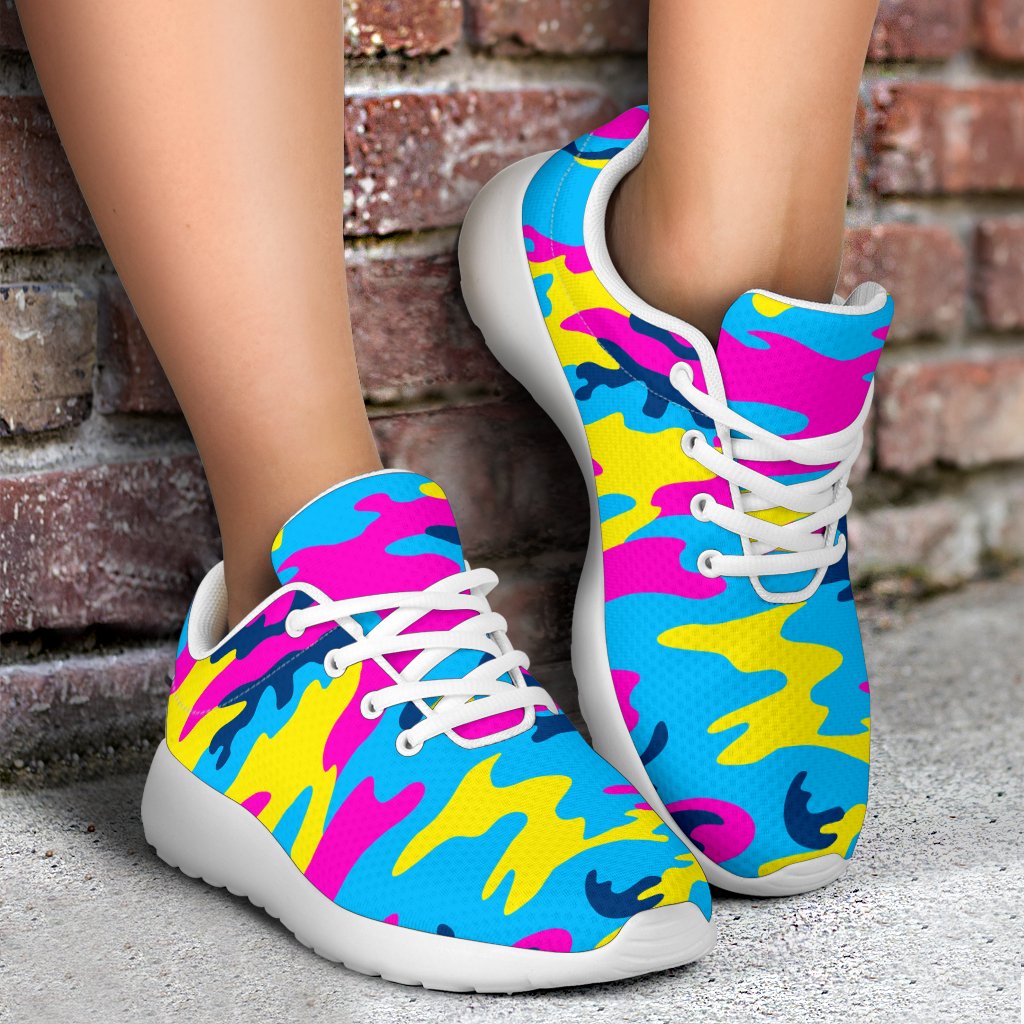 Neon Camouflage Print Sport Shoes GearFrost