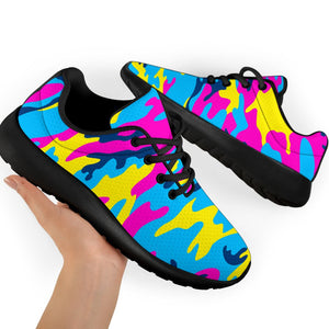 Neon Camouflage Print Sport Shoes GearFrost