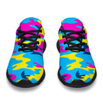 Neon Camouflage Print Sport Shoes GearFrost