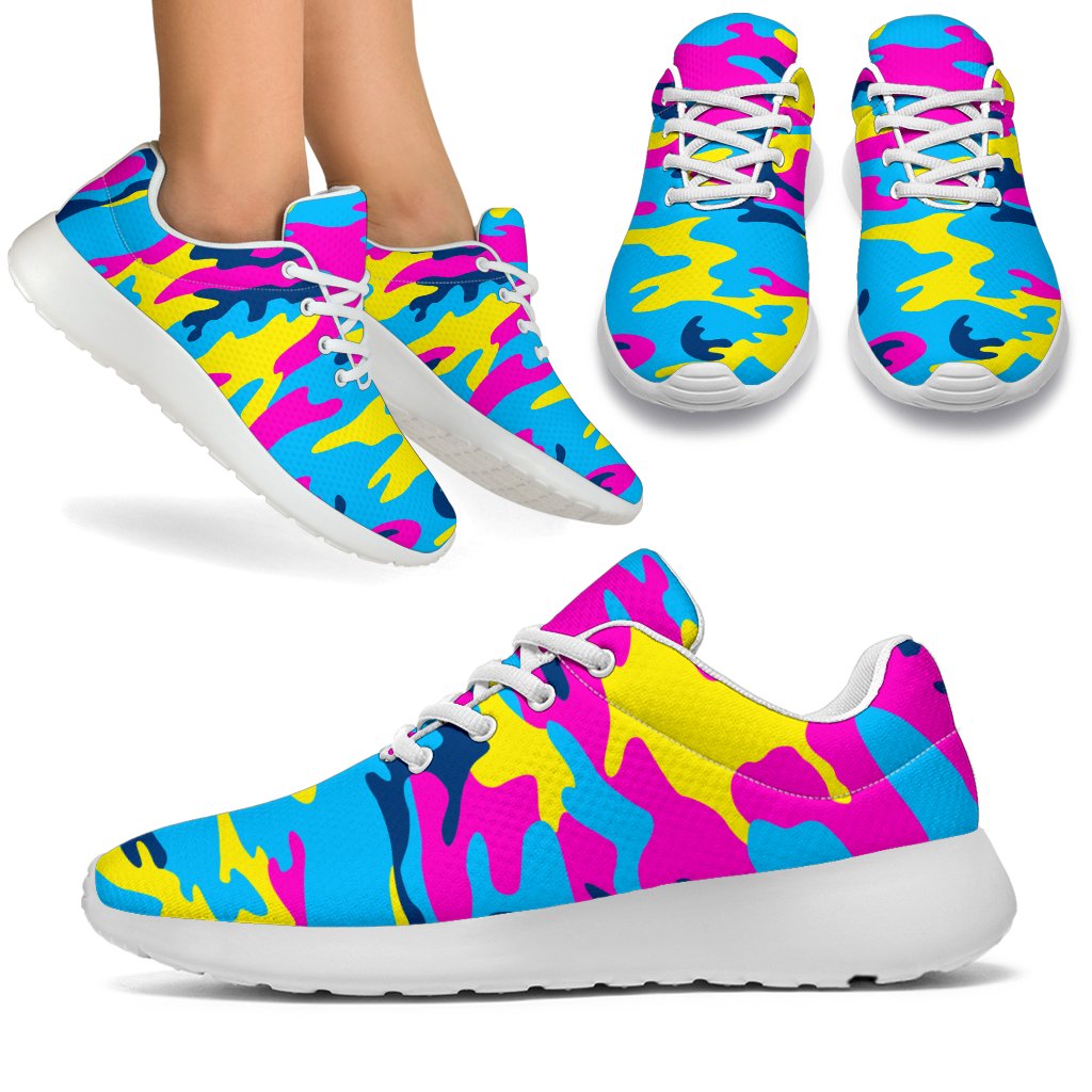 Neon Camouflage Print Sport Shoes GearFrost