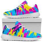 Neon Camouflage Print Sport Shoes GearFrost