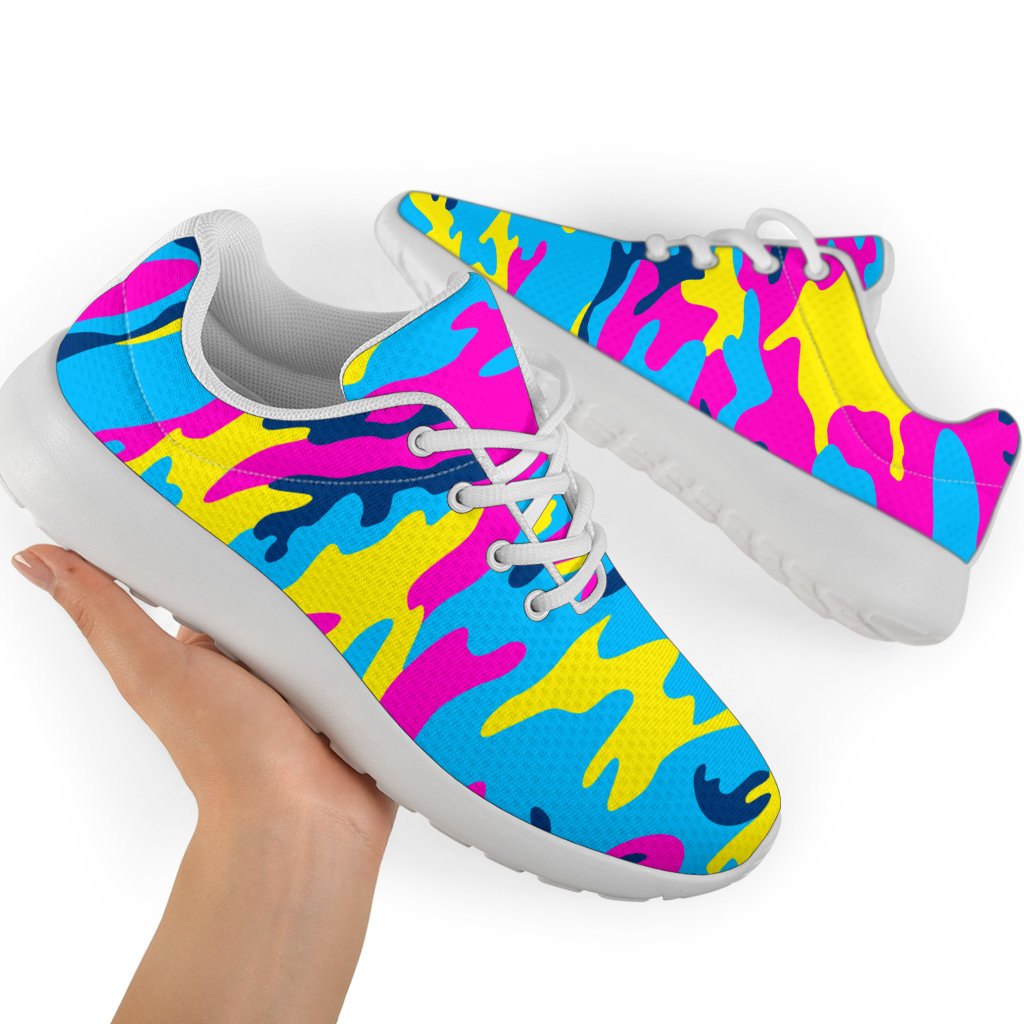 Neon Camouflage Print Sport Shoes GearFrost