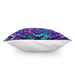 Neon Ethnic Aztec Trippy Print Pillow Cover