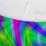 Neon Green Psychedelic Trippy Print Sofa Cover