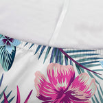 Neon Hibiscus Tropical Pattern Print Sofa Cover
