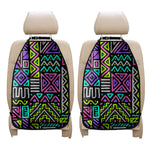 Neon Native Aztec Pattern Print Car Seat Organizers