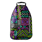 Neon Native Aztec Pattern Print Car Seat Organizers