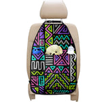 Neon Native Aztec Pattern Print Car Seat Organizers