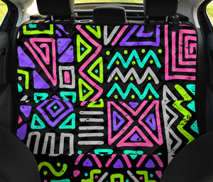 Neon Native Aztec Pattern Print Pet Car Back Seat Cover