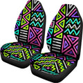 Neon Native Aztec Pattern Print Universal Fit Car Seat Covers