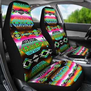 Neon North Native Nations Universal Fit Car Seat Covers GearFrost