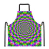 Neon Psychedelic Optical Illusion Apron