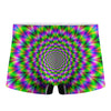 Neon Psychedelic Optical Illusion Men's Boxer Briefs