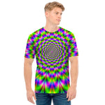 Neon Psychedelic Optical Illusion Men's T-Shirt