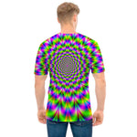 Neon Psychedelic Optical Illusion Men's T-Shirt