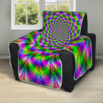 Neon Psychedelic Optical Illusion Recliner Protector