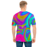 Neon Psychedelic Trippy Print Men's T-Shirt