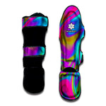 Neon Psychedelic Trippy Print Muay Thai Shin Guard
