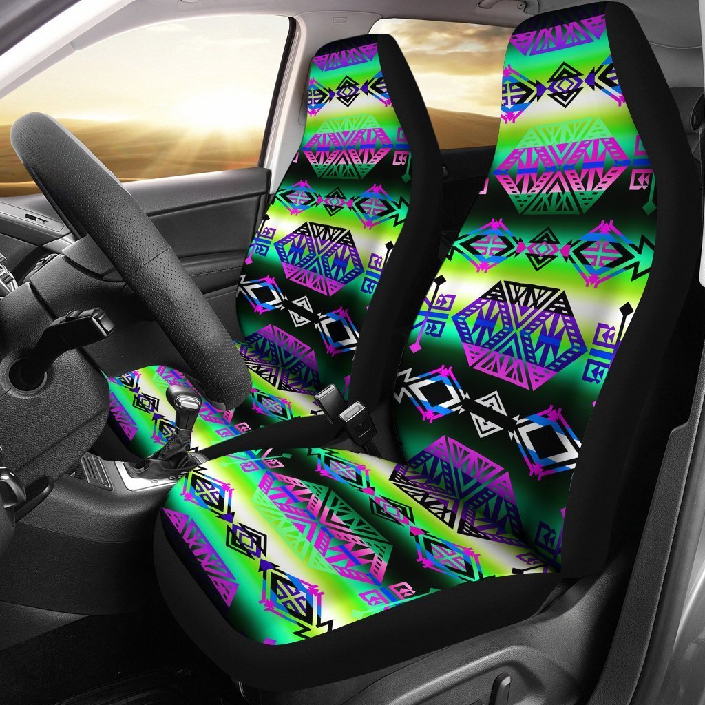 Neon South Native Nations Universal Fit Car Seat Covers GearFrost